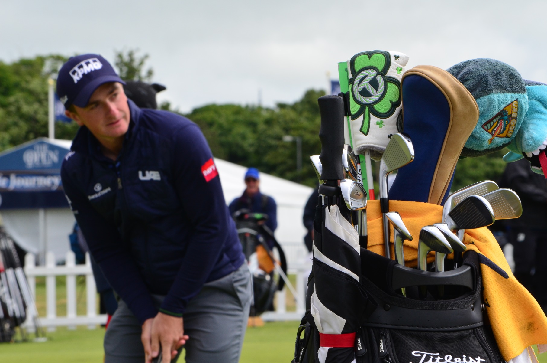 The luck of the Irish. Paul Dunne bag this week. 